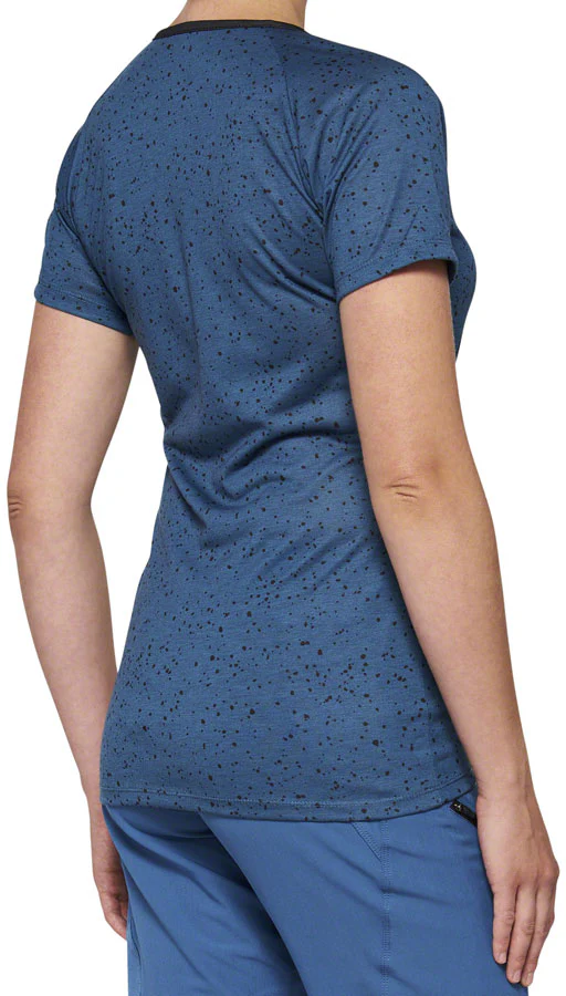100% Airmatic Jersey - Blue Short Sleeve Womens Small - Image 2