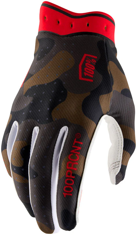 100% Itrack Gloves - Camo X-Large