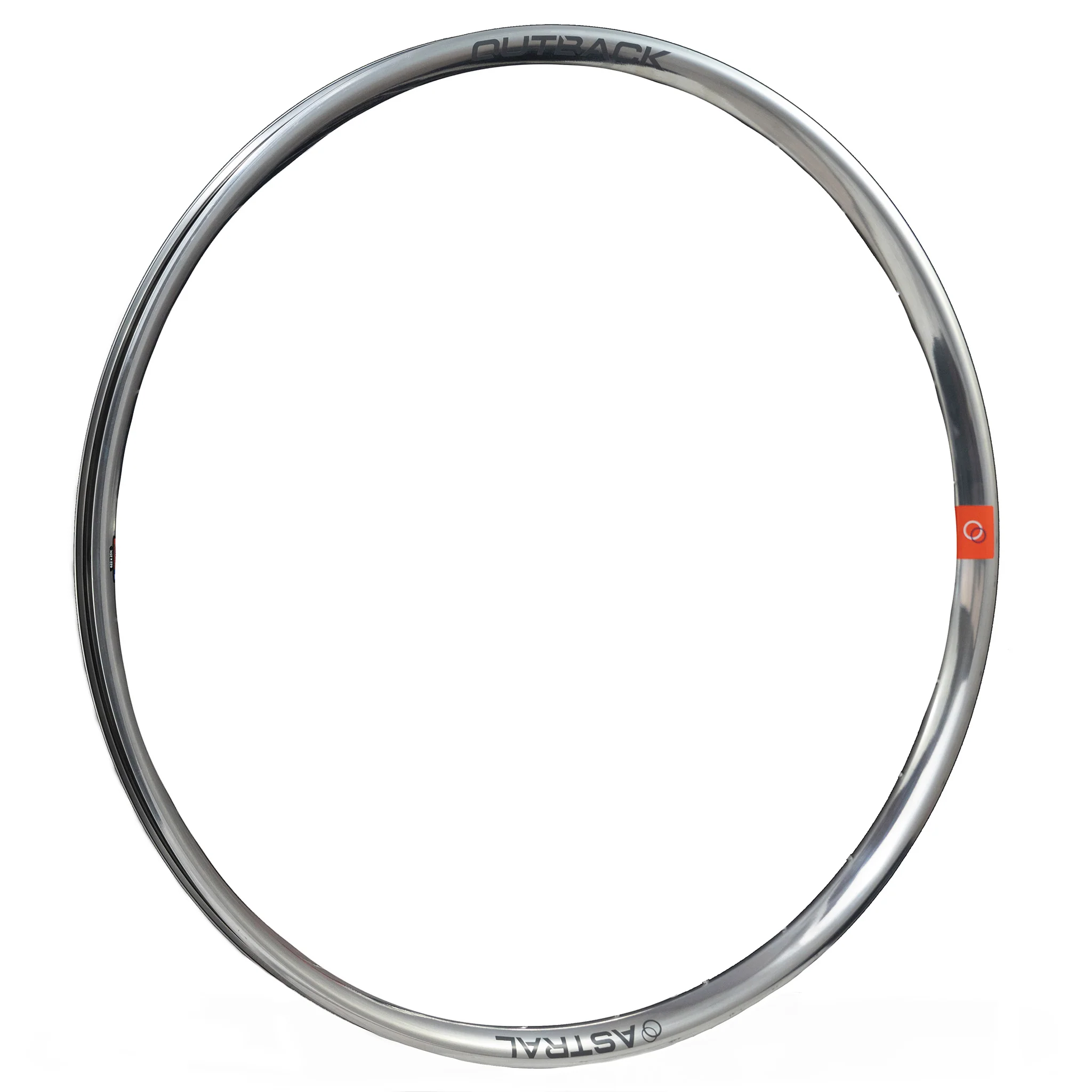Astral Outback 29"/700c Alloy Disc Rim 28h Polished Silver