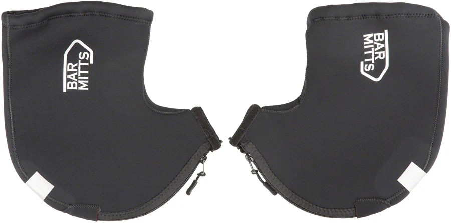 Bar Mitts Extreme Road Pogie Handlebar Mittens - Internally Routed Campy/SRAM/Newer Shimano No Zipper XL BLK