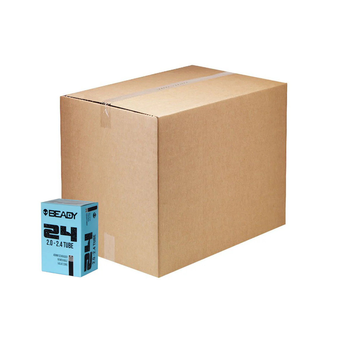 Beady Butyl Tube 24x2.0-2.4" SV 40mm 50/Count