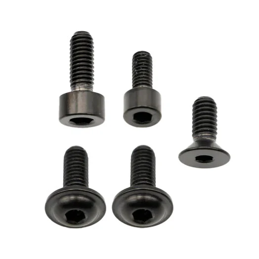 Better Bolts Fox 34 Fork Ti Bolt Kit Grip/Rhythm Black 5/Count