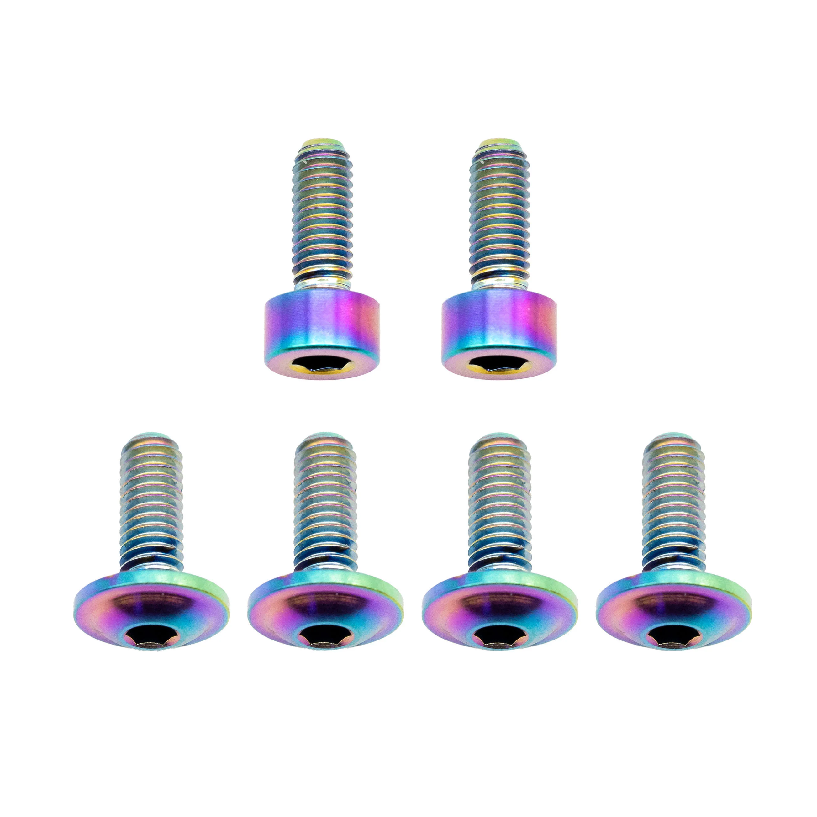 Better Bolts Fox 34SL Fork Ti Bolt Kit Fit4/GripSL Rainbow 6/Ct