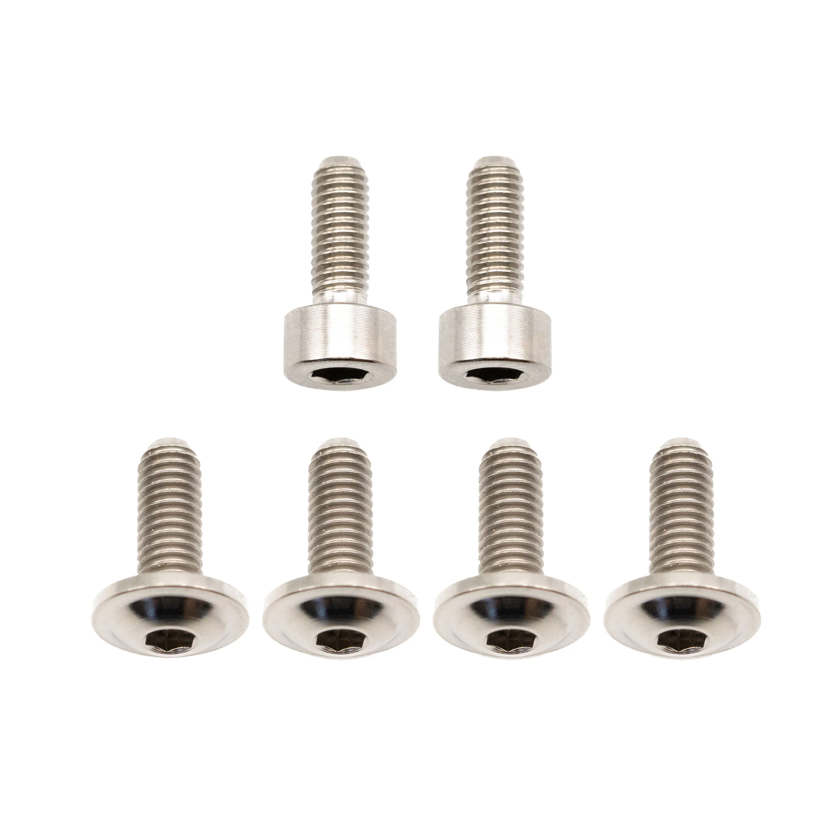 Better Bolts Fox 34SL Fork Ti Bolt Kit Fit4/GripSL Silver6/Count