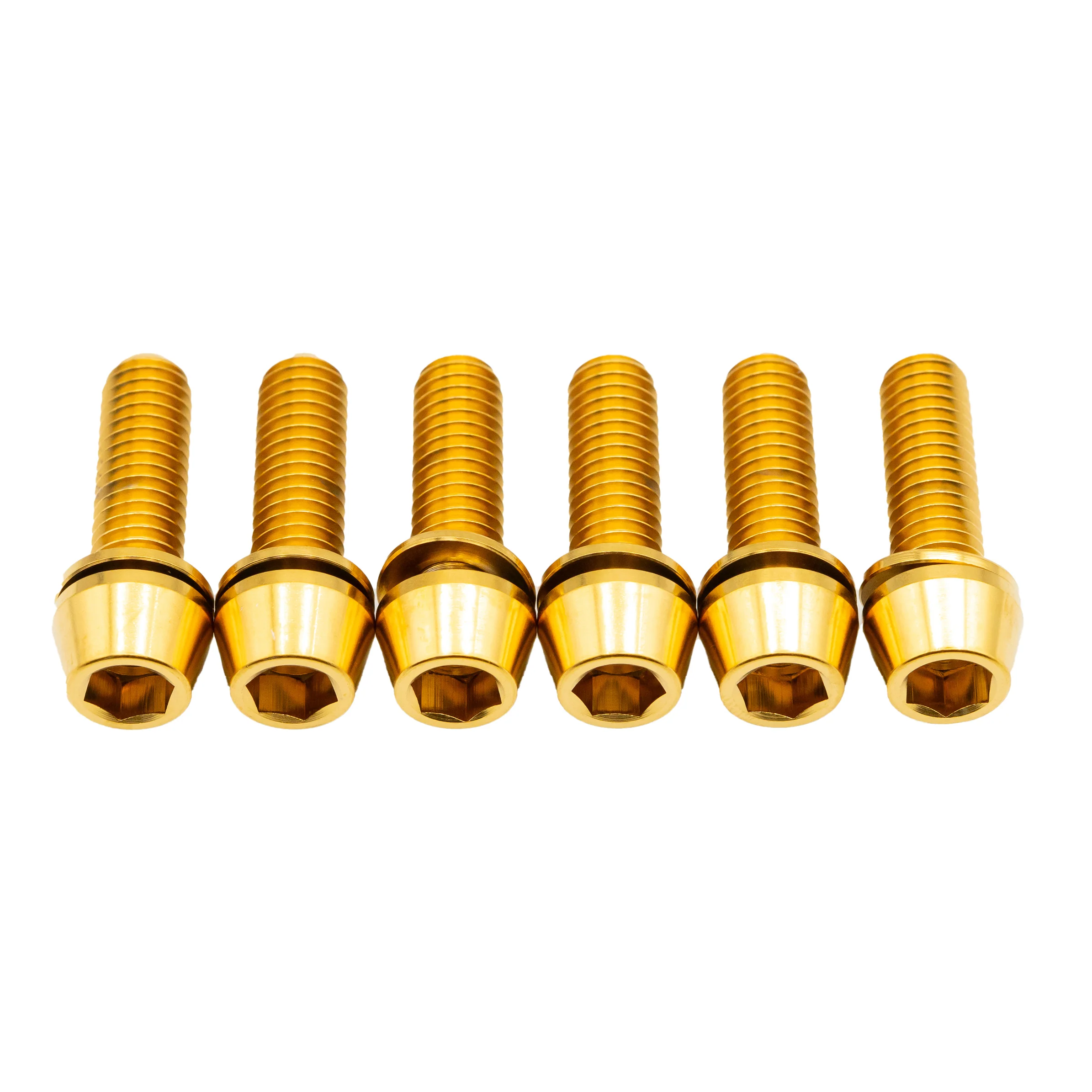 Better Bolts Race Face Turbine R Stem Bolts Kit Gold 6/Count