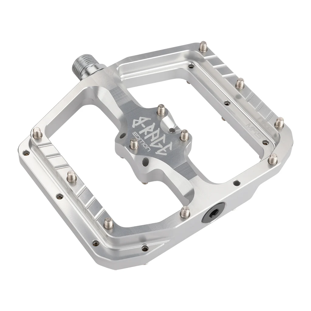 Burgtec Penthouse Flat MK5 B-Rage Edition Pedals Silver
