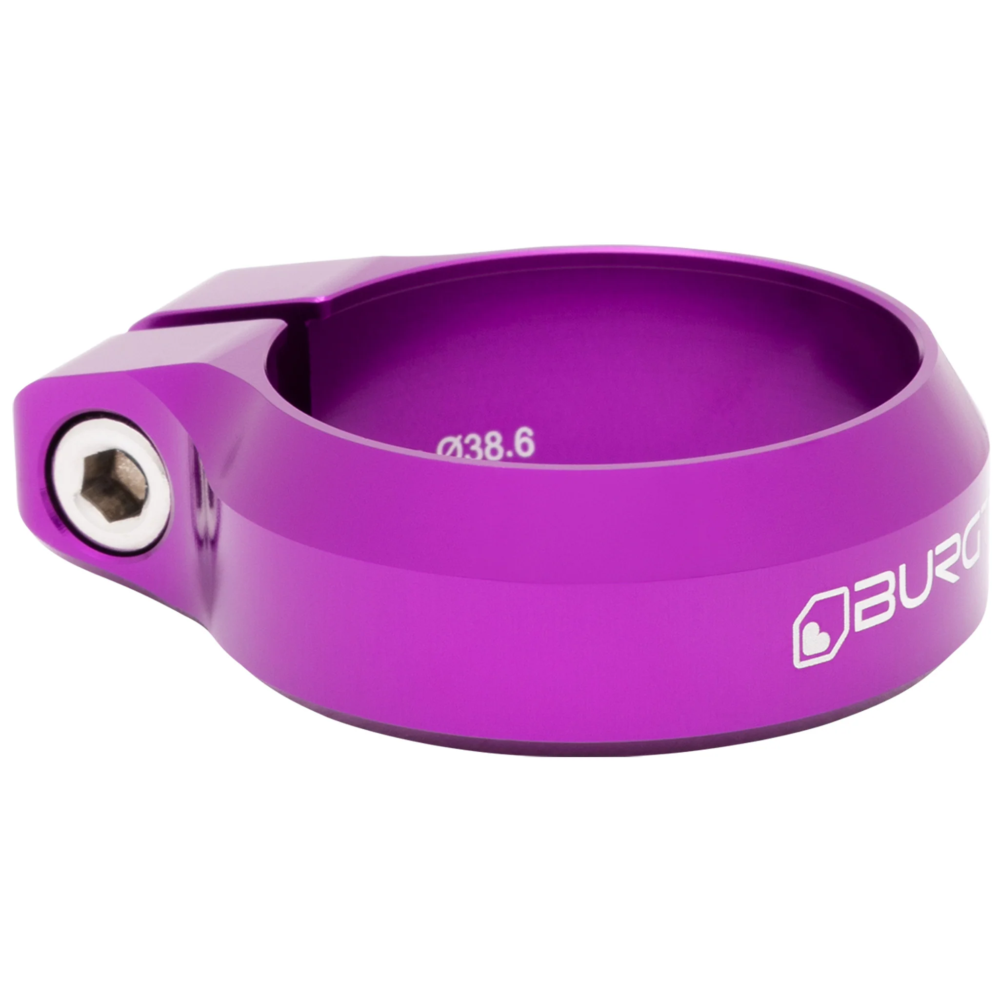 Burgtec Seat Clamp 38.6mm Purple Rain