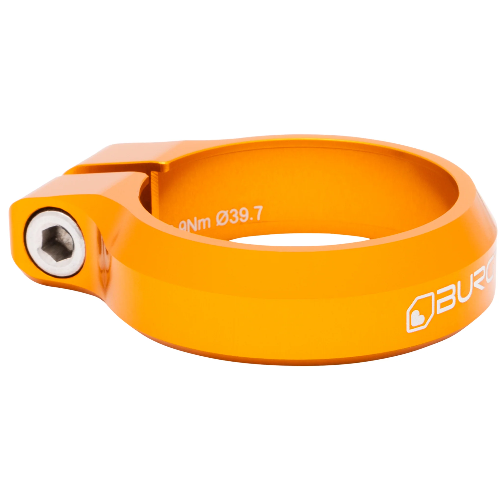 Burgtec Seat Clamp 39.7mm Iron Bro Orange