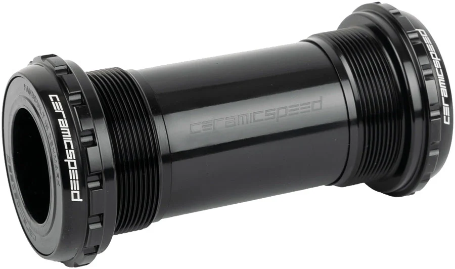 CeramicSpeed BB ALPHA Bottom Bracket - English/BSA 73mm For 24mm/Shimano Spindle MTB BLK
