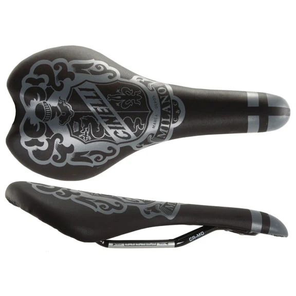 Cinelli Cavaliere Crest Saddle CrMo Rail Black Knight