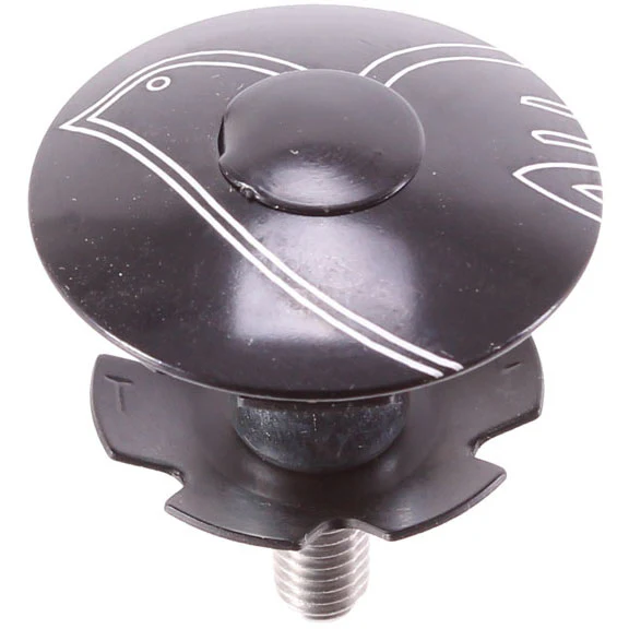 Cinelli Top Cap Kit Columbus 1-1/8" Alloy Steerers Black