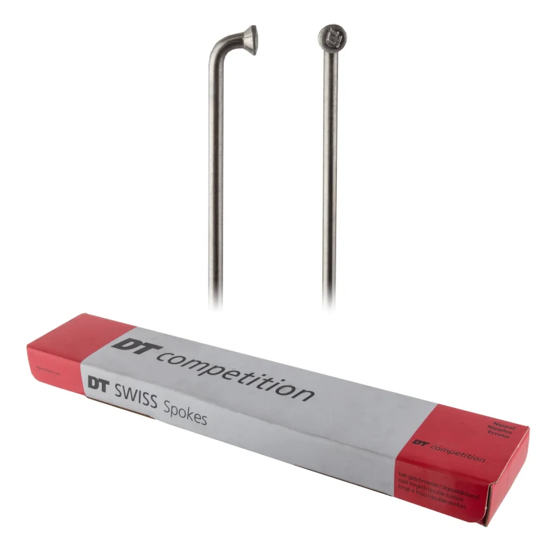 Dt swiss Competition Spokes J-Bend 2.0/1.8/2.0 280mm Box of 100 Silver No