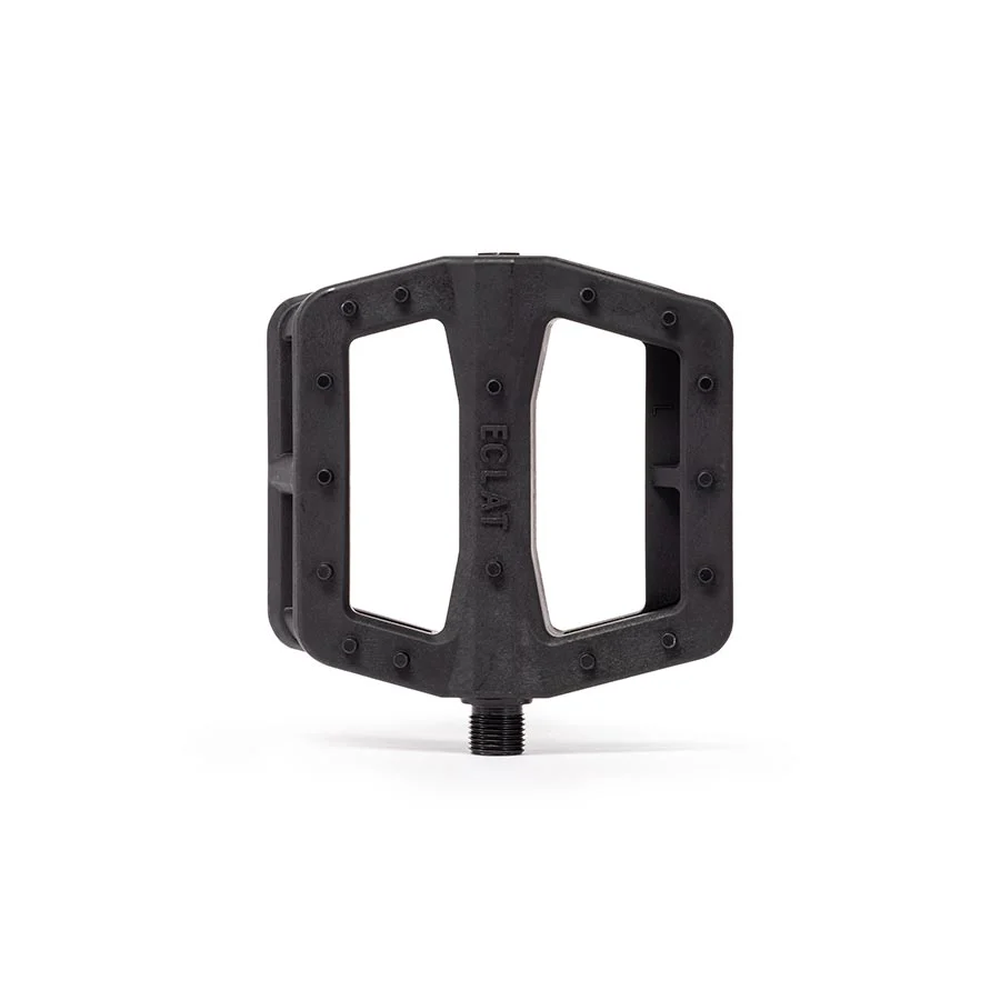Eclat Centric Platform Pedals Body: Nylon Spindle: Cr-Mo 9/16'' Black Pair