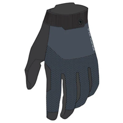 Endura Loop Full Finger Gloves Carbon Gray M