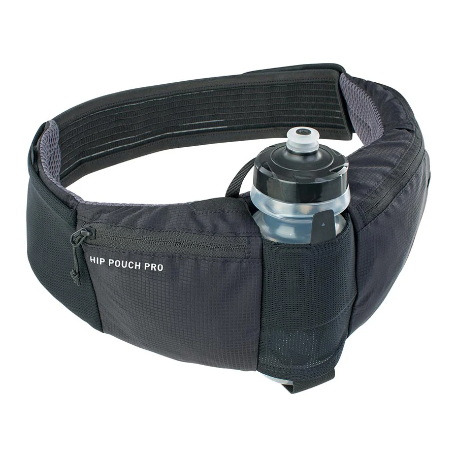 EVOC Hip Pouch Pro + Drink Bottle Bag 1.5L Black