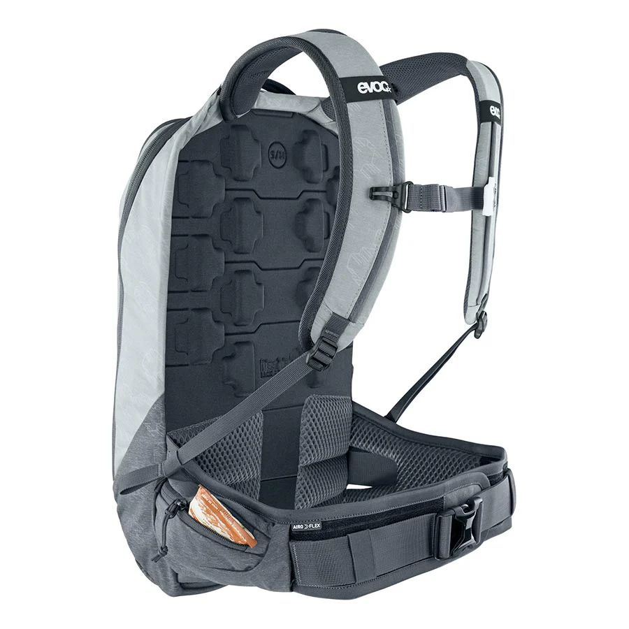 EVOC Trail Pro 10 Protector backpack 10L Stone/Carbon Grey LXL