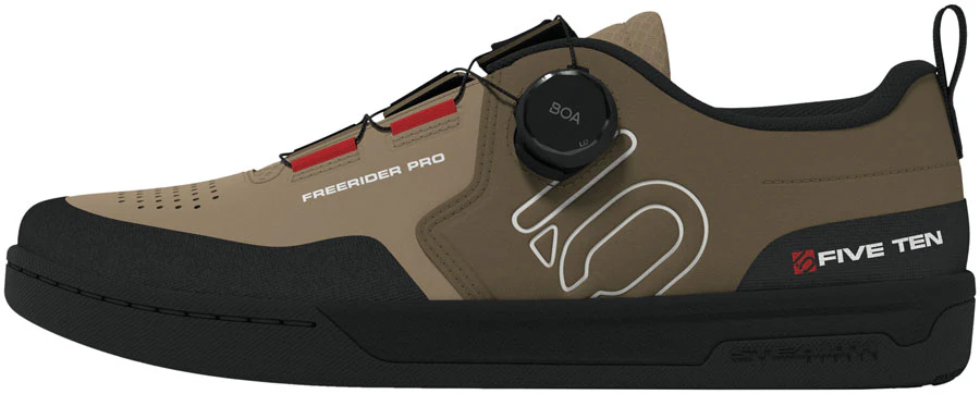 Five Ten Freerider Pro Boa Flat Shoes - Men's Cardboard/Off White/Core BLK 7.5