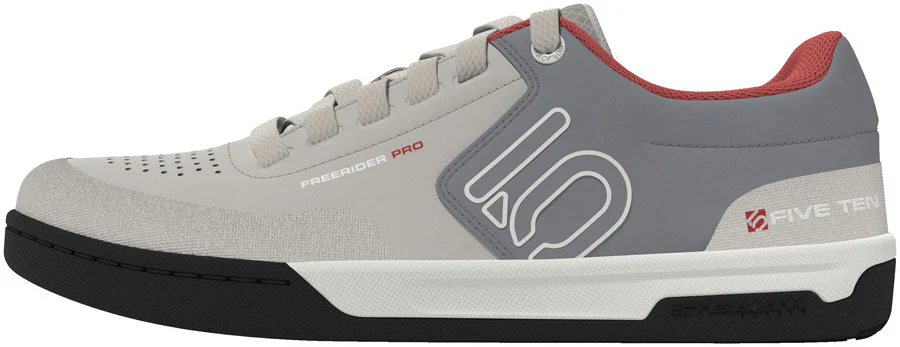 Five Ten Freerider Pro Flat Shoes - Men's Alumina/Off White/Gray 3 12