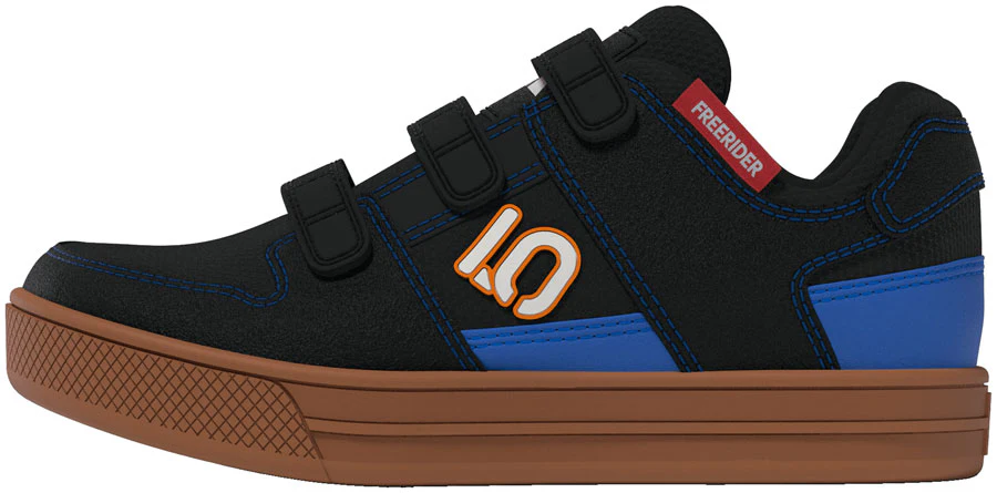 Five Ten Freerider VCS Flat Shoes - Kid's Pure Orange/Pure Orange/Blue 5.5