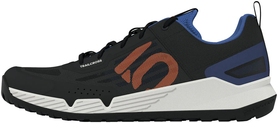 Five Ten Trailcross LT Flat Shoes - Men's Core BLK/Pure Orange/Ray Blue 9.5