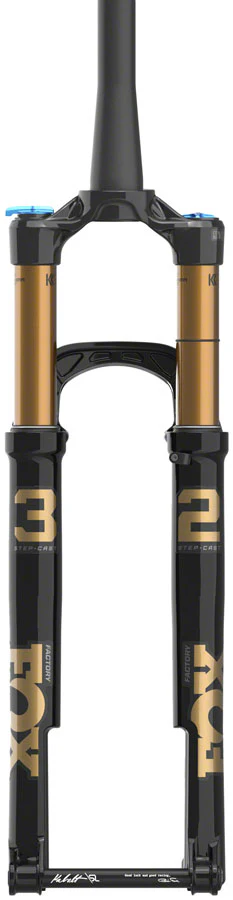 FOX 32 Step-Cast Factory Suspension Fork - 29" 100 mm 15 x 110 mm Kabolt SL 44mm Offset GRIP SL Damper 3-Position Shiny BLK - Image 2