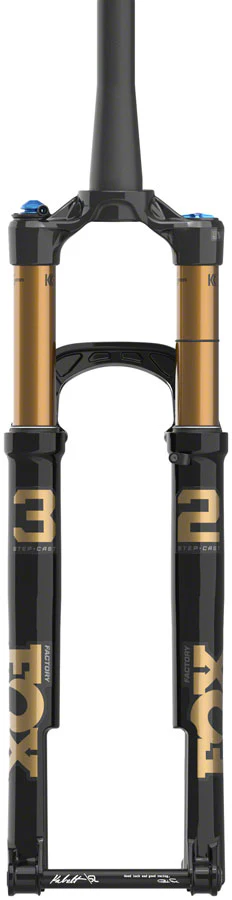 FOX 32 Step-Cast Factory Suspension Fork - 29" 100 mm 15 x 110 mm Kabolt SL 44mm Offset GRIP SL Damper Push-Lock Shiny BLK - Image 2