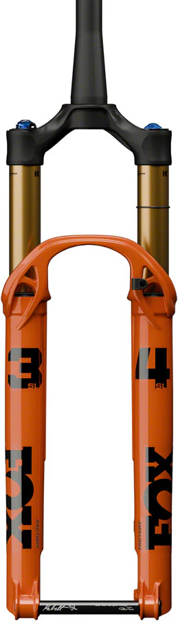 FOX 34 SL Factory Suspension Fork - 29" 130 mm 15 x 110 mm Kabolt SL 44mm Offset GRIP SL Damper 3-Position Adj  Shiny Orange - Image 2