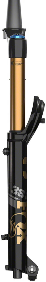 FOX 38 Factory Suspension Fork - 27.5" 170 mm 15 x 110 mm Kabolt-X 44mm Offset GRIP X2 Damper 58HT Shiny BLK - Image 3