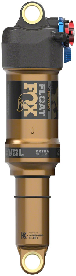 FOX FLOAT Factory Rear Shock - Metric 210 x 55 mm 0.1 Spacer 2-Position Lever EVOL LV Kashima Coat - Image 2