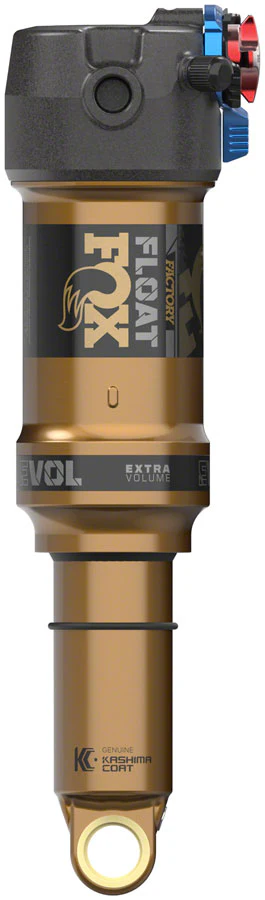 FOX FLOAT Factory Rear Shock - Trunnion Metric 185 x 55 mm 0.1 Spacer 2-Position Lever EVOL LV Kashima Coat - Image 2