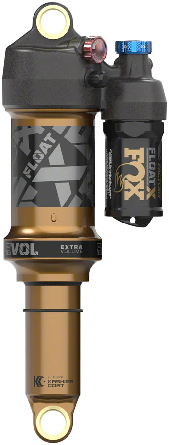 FOX FLOAT X Factory Rear Shock - Metric 210 x 52.5 mm 0.5 Spacer 2-Position Lever EVOL LV Kashima Coat - Image 3