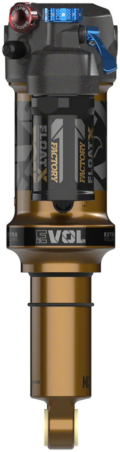 FOX FLOAT X Factory Rear Shock - Trunnion Metric 205 x 60 mm 0.2 Spacer 2-Position Lever EVOL LV Kashima Coat - Image 2