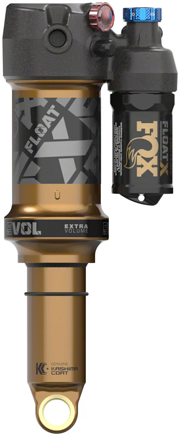 FOX FLOAT X Factory Rear Shock - Trunnion Metric 205 x 60 mm 0.2 Spacer 2-Position Lever EVOL LV Kashima Coat - Image 3