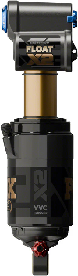 FOX FLOAT X2 Factory Rear Shock - Trunnion Metric 205 x 60 mm 2-Position Lever Kashima Coat - Image 3
