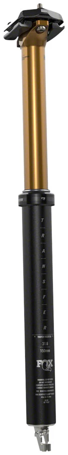 FOX Transfer Factory Dropper Seatpost - 30.9 mm 150 mm Internal Routing Kashima Coat
