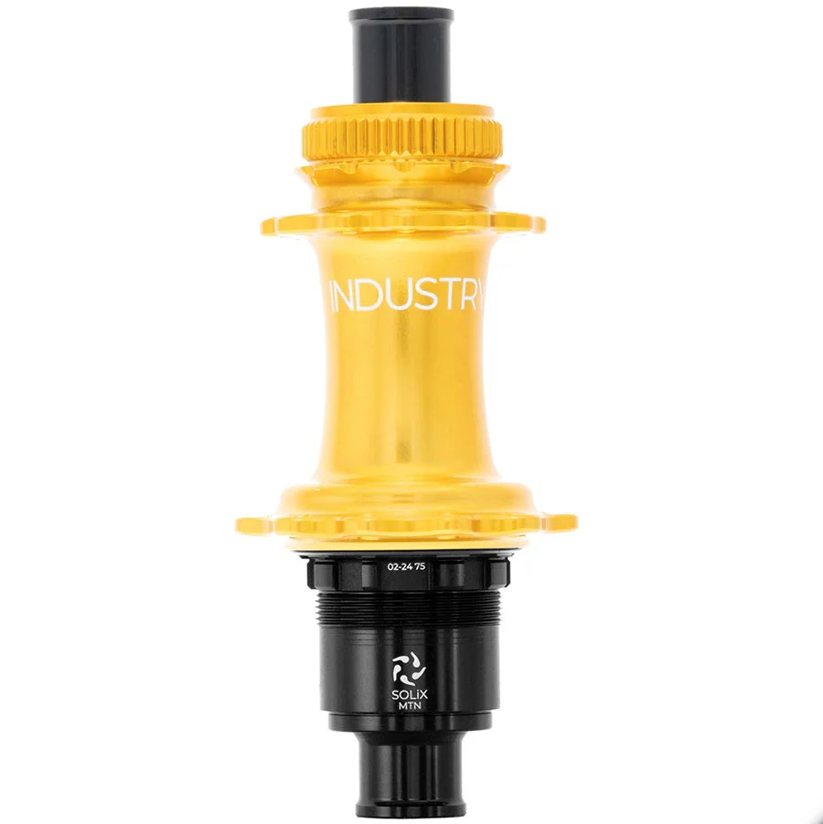 Industry Nine Solix M Classic Rear XD Disc Hub Rear 24H 12mm TA 148mm SRAM XD Gold