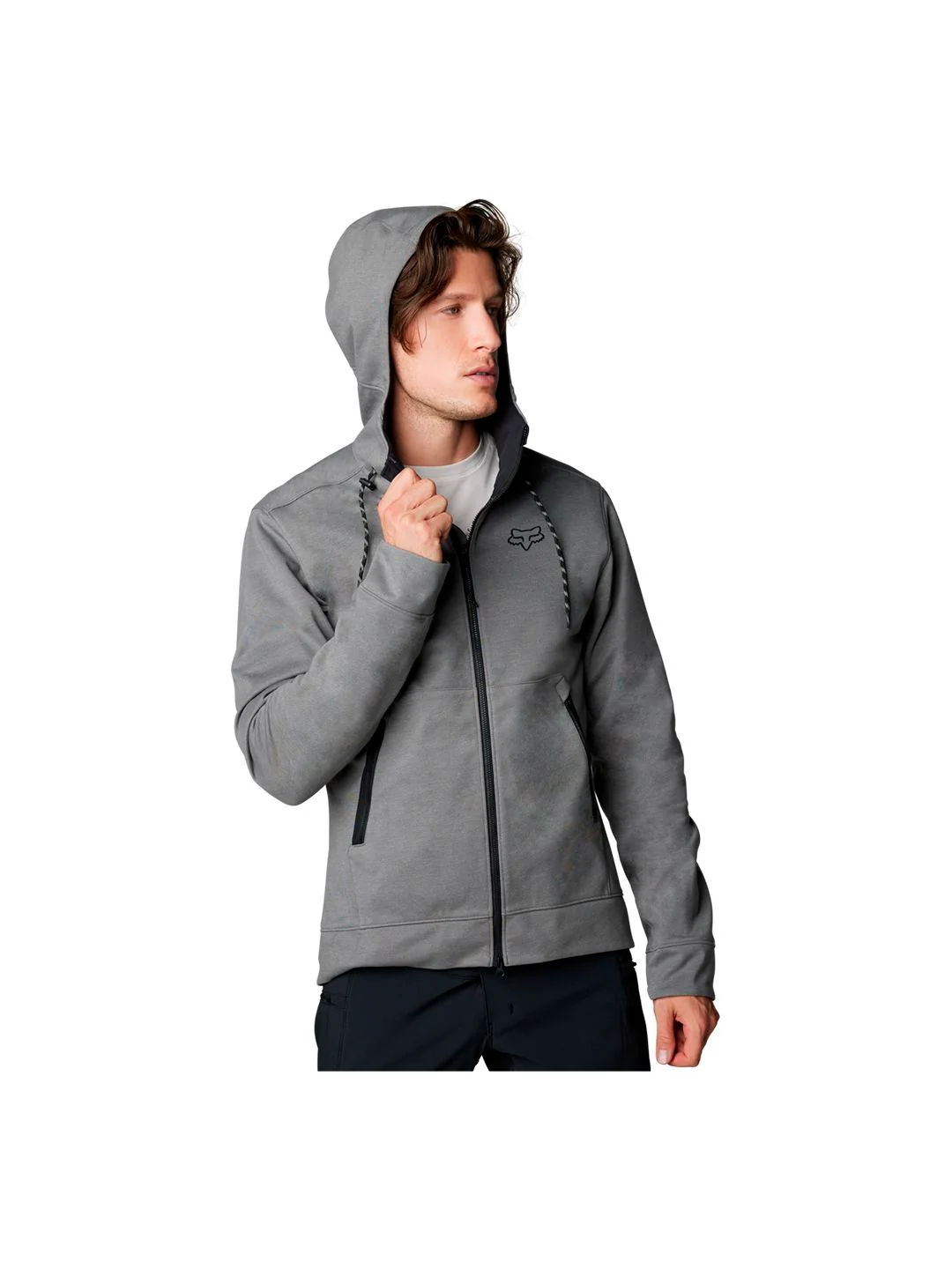 Fox Racing Ranger Fire Large Light Grey Jacket - Image 2