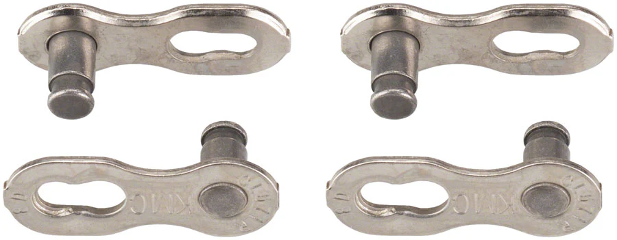 KMC MissingLink CL571R 7.1mm Connector - 78-Speed Reusable Silver 2 Pairs/Card