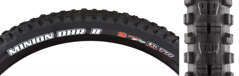 Maxxis Minion DHR II Tire 27.5x2.4" 3CG/EXO/TR