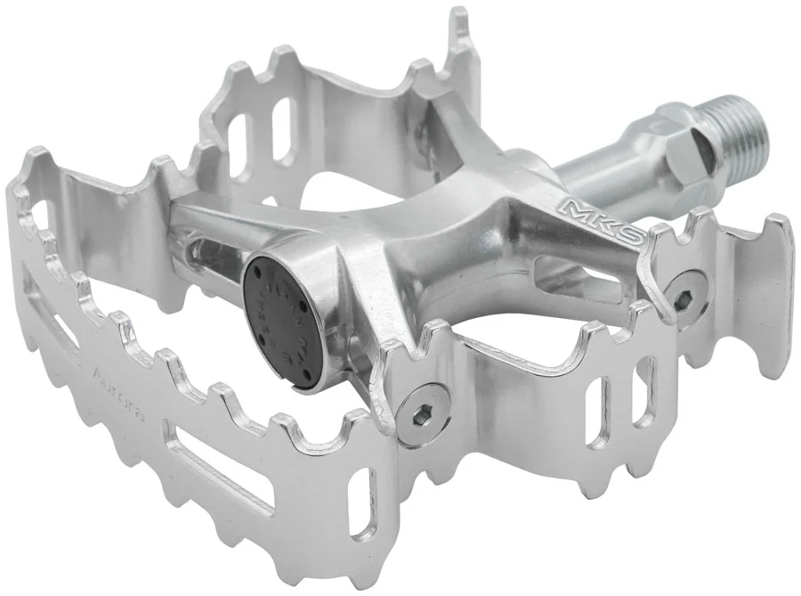 MKS Aurora Pedals - Platform Aluminum 9/16" Silver
