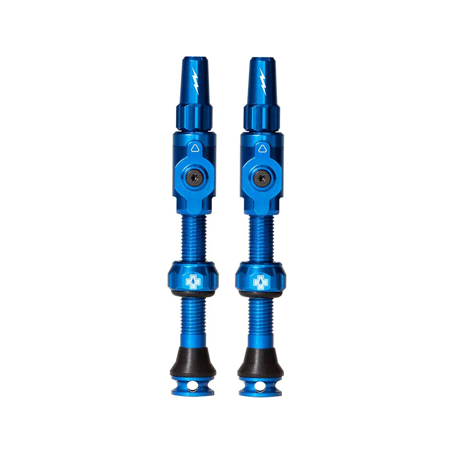 Muc-Off Big Bore Hyrid Tubeless Valve Stems - Large 45mm Blue