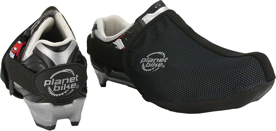 Planet Bike Dasher Toe Shoe Cover: Black SM