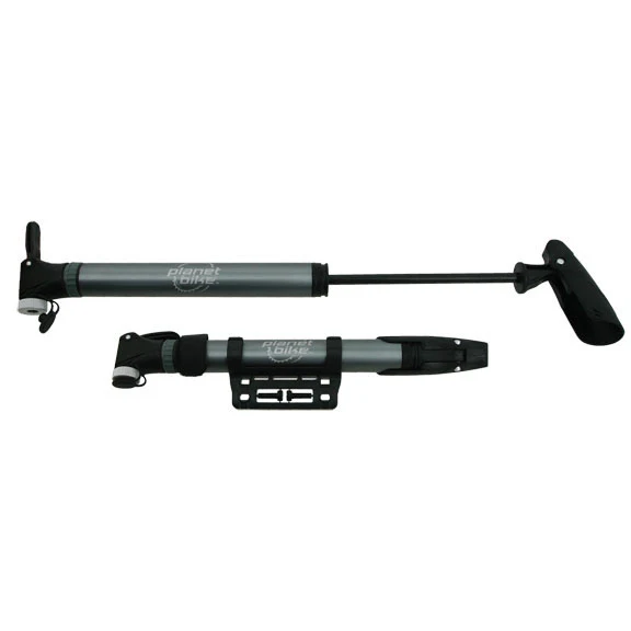 Planet Bike Ozone Aluminum Mini Pump Gray