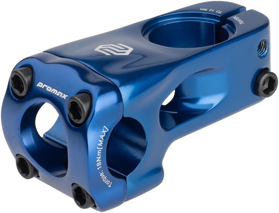 Promax Banger BMX Stem - 48mm Front Load Blue - Image 2