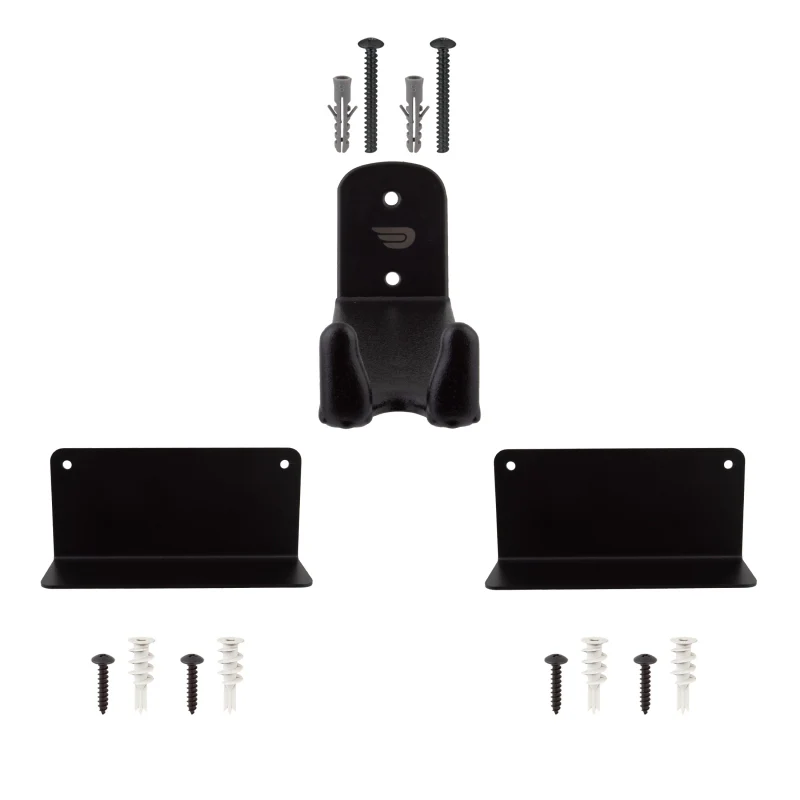 Pure cycles Pitched Single Bike Wall Rack Black