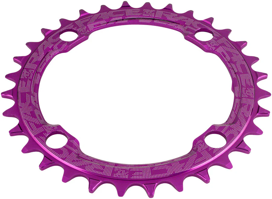 RaceFace 1x Narrow Wide Chainring - 36t 104 BCD 10-12 Speed 7075 Aluminum Purple - Image 4