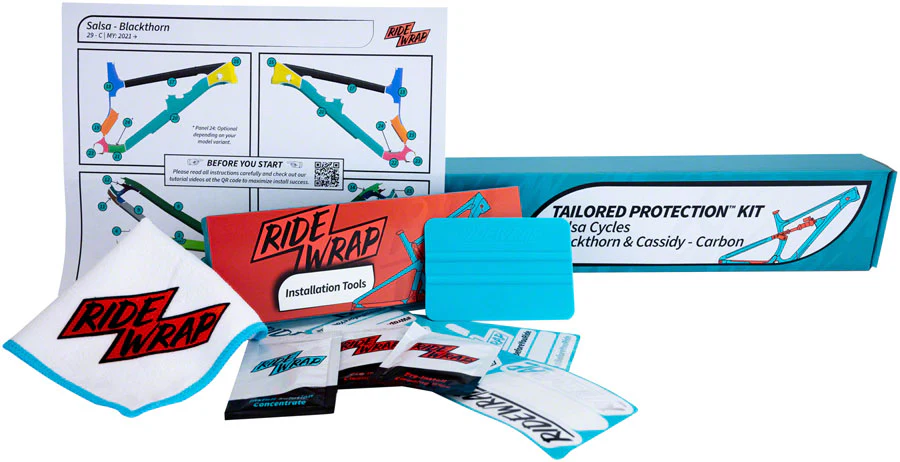 RideWrap Tailored Salsa - Blackthorn/Cassidy Carbon Large Matte - Image 2
