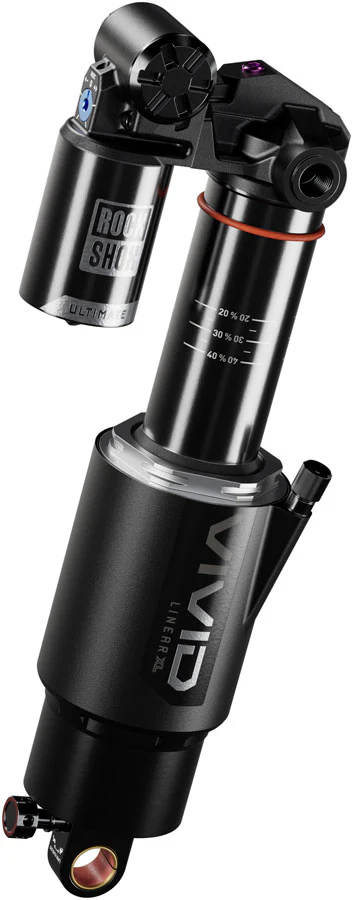 RockShox Vivid Ultimate DH RC2 Rear Shock - 225 x 70 mm Linear XL Air 2 Tokens Reb 55 / Comp 34 L/O 45 Standard Trunnion D1