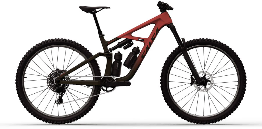 Salsa BLKthorn 125 C Eagle 90 Transmission Bike - 29" Carbon Dark Umber/Canyon Red Large