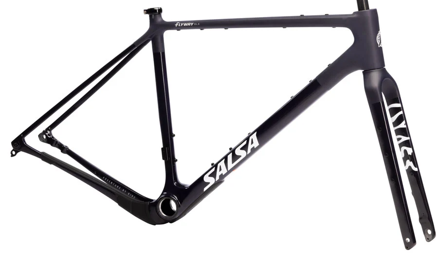 Salsa Flyway C DLX Frameset - 700c Carbon Midnight Small